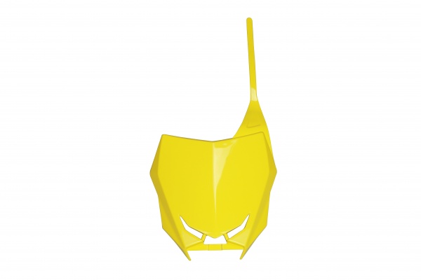 Front Number Plate yellow for Suzuki RM-Z 250 (2019-26) - RM-Z 450 (2018-26)